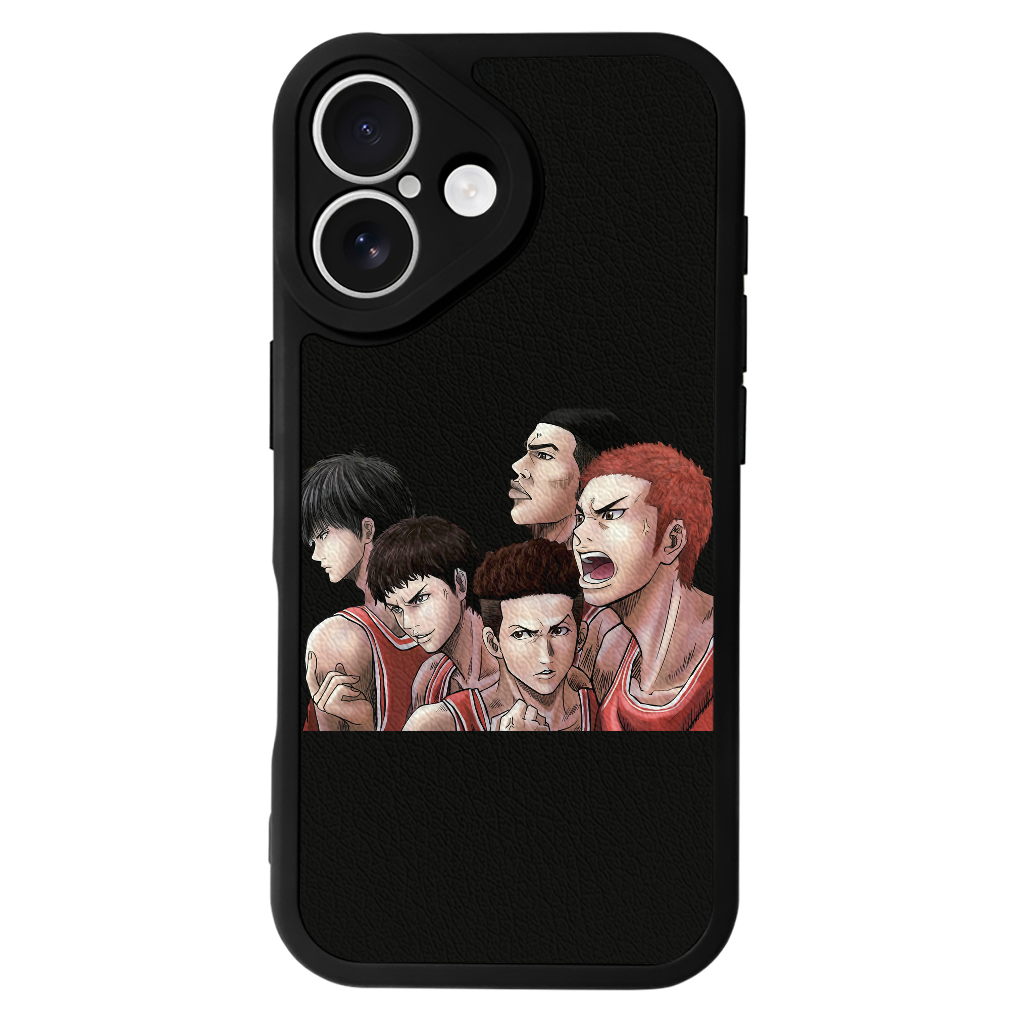 （画像用） SLAM DUNK／スラムダンク 【iPhone 16シリーズ対応】シリコンスマホケース（レザー調） 材質：シリコン